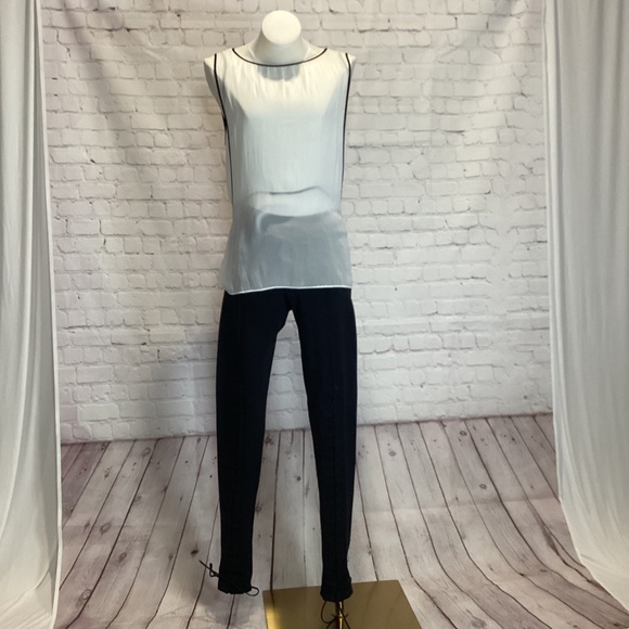 1680. BCBG Black Leggings NWOT Size M - Picture 2 of 8